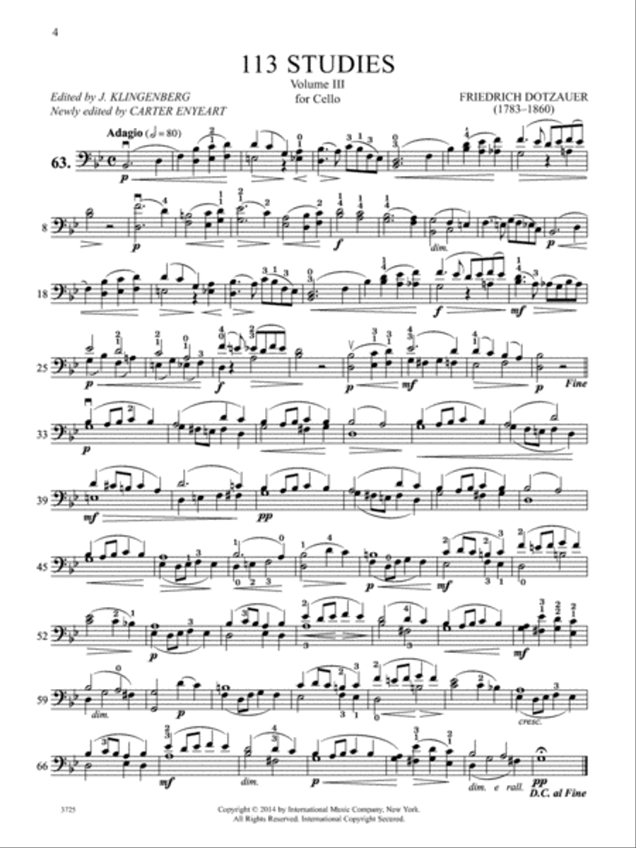 113 Studies, Volume III 113 Studies, Volume III Cello scores gallery preview page 2
