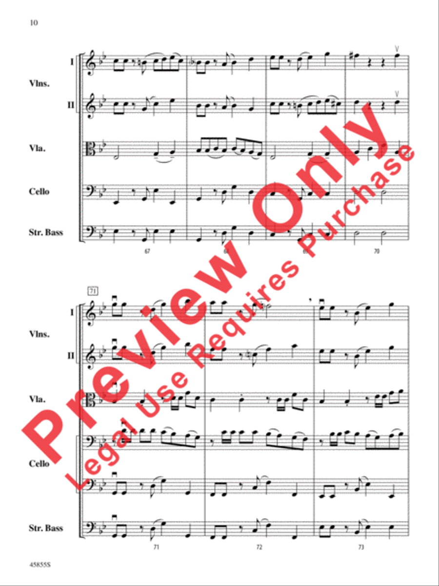Midnight Howl String Orchestra scores gallery preview page 10