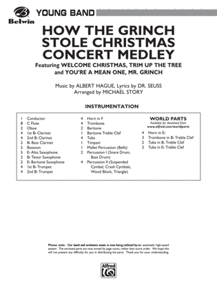 Book cover for How the Grinch Stole Christmas: Score