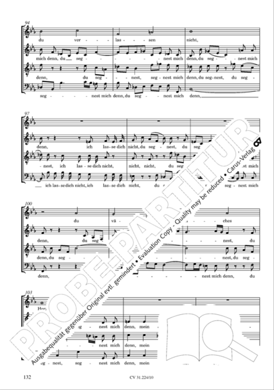 The complete motets (without Bc) Choir scores gallery preview page 139