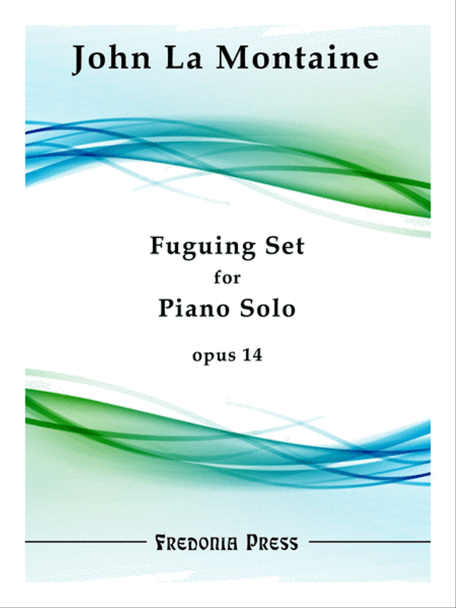 Fuguing Set for Piano Solo, Op. 14 Piano Solo scores gallery preview page 1