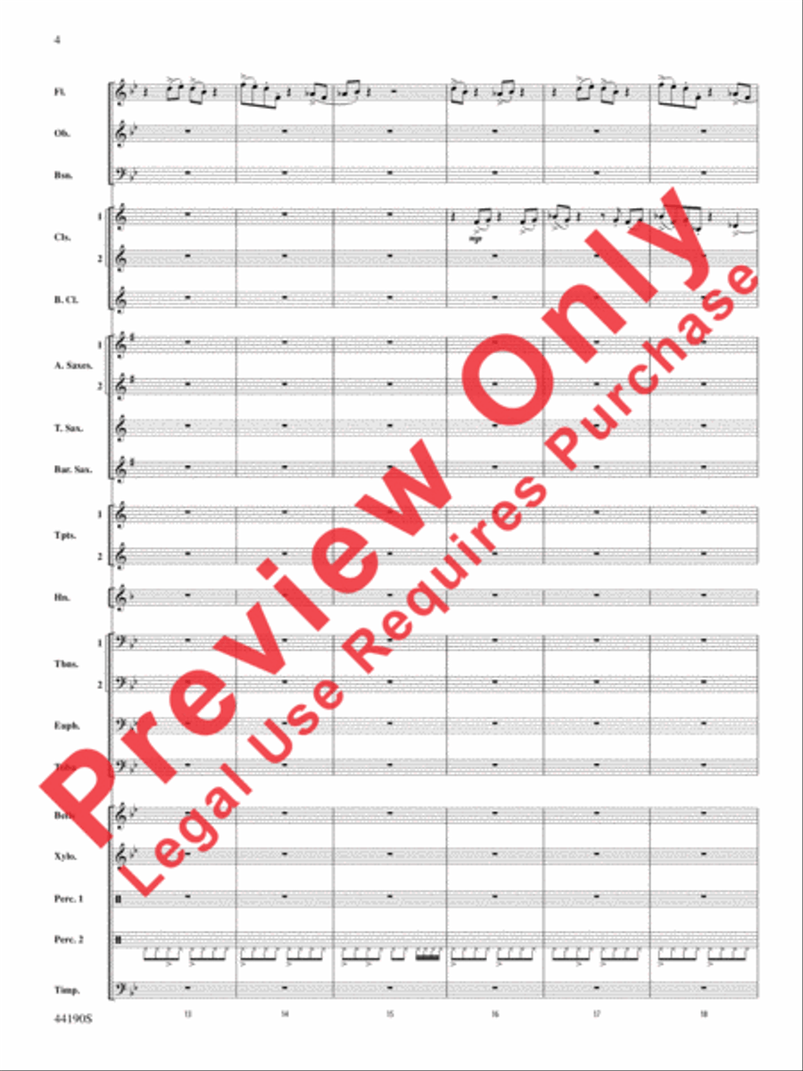 Dynamo Concert Band scores gallery preview page 5