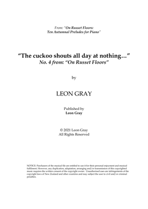 The Cuckoo Shouts, On Russet Floors (No. 4), Leon Gray