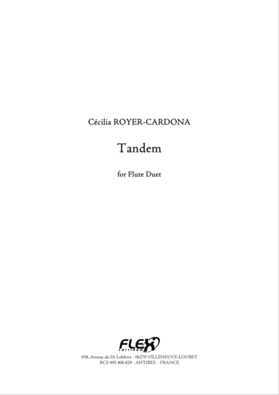 Tandem Flute Duet scores gallery preview page 1