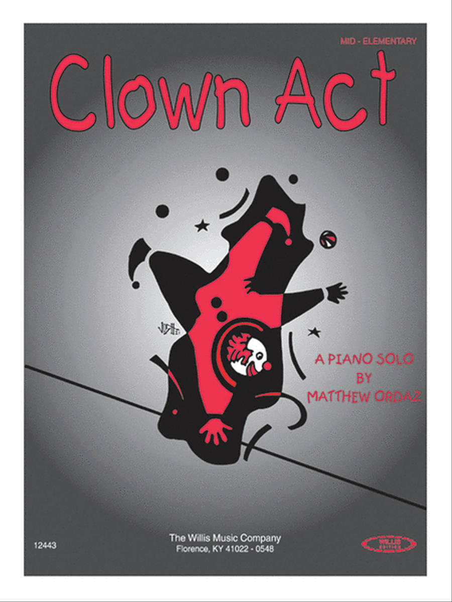 Clown Act Easy Piano scores gallery preview page 1