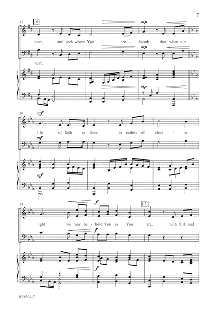 By Faith and Not by Sight 3-Part scores gallery preview page 8