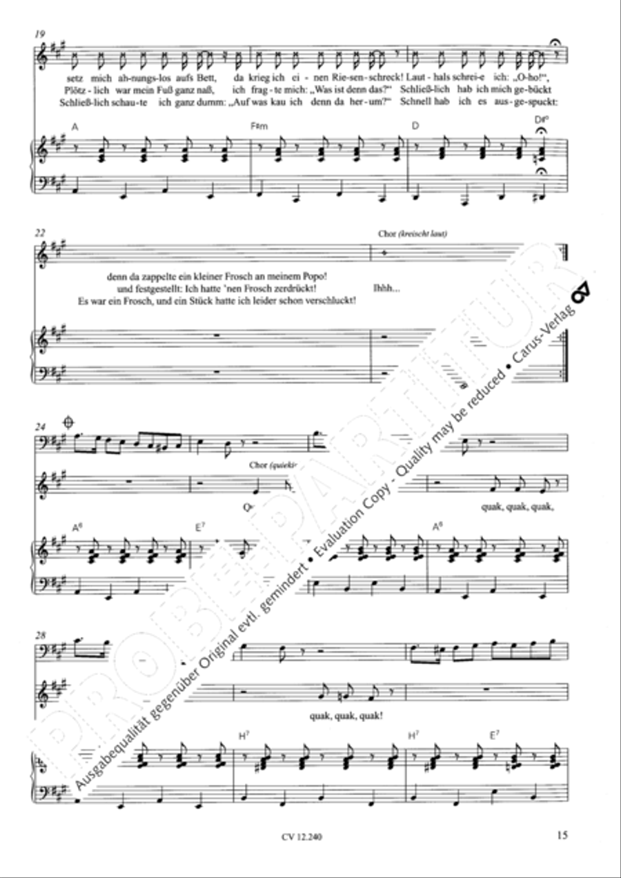 Israel in Agypten Children's Choir scores gallery preview page 16