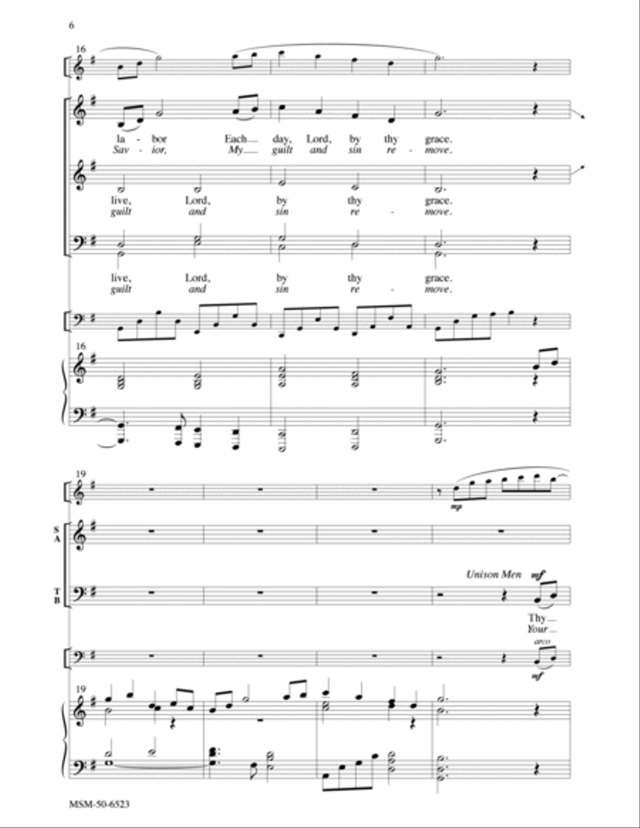 Thy Holy Wings 4-Part scores gallery preview page 4