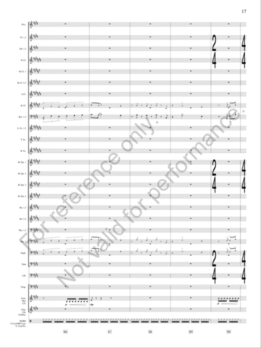 Joyance Concert Band scores gallery preview page 18