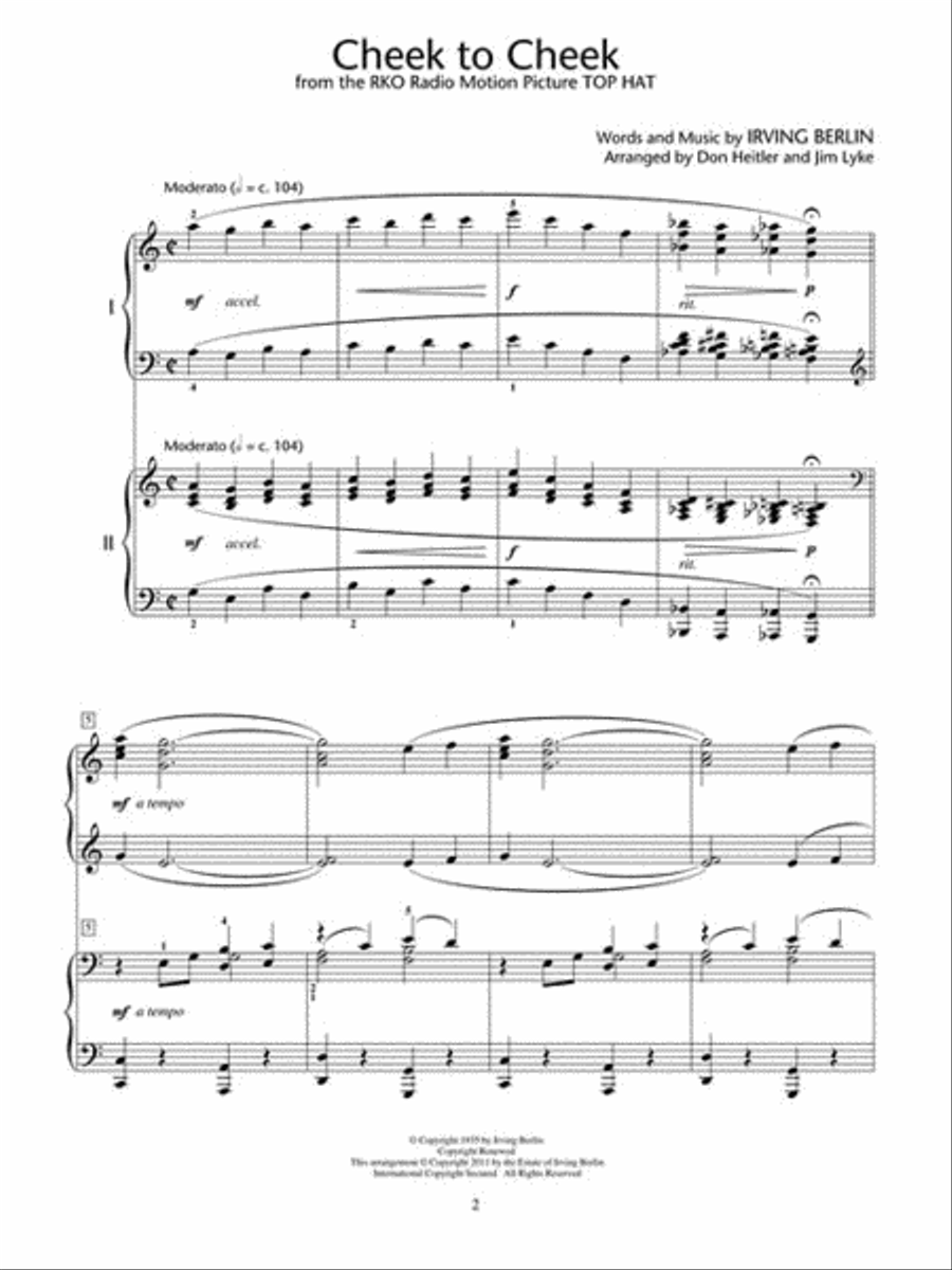 NFMC 2024-2028 Selection Three Favorite Songs Arranged for 2 Pianos, 4 Hands Piano Method scores gallery preview page 3