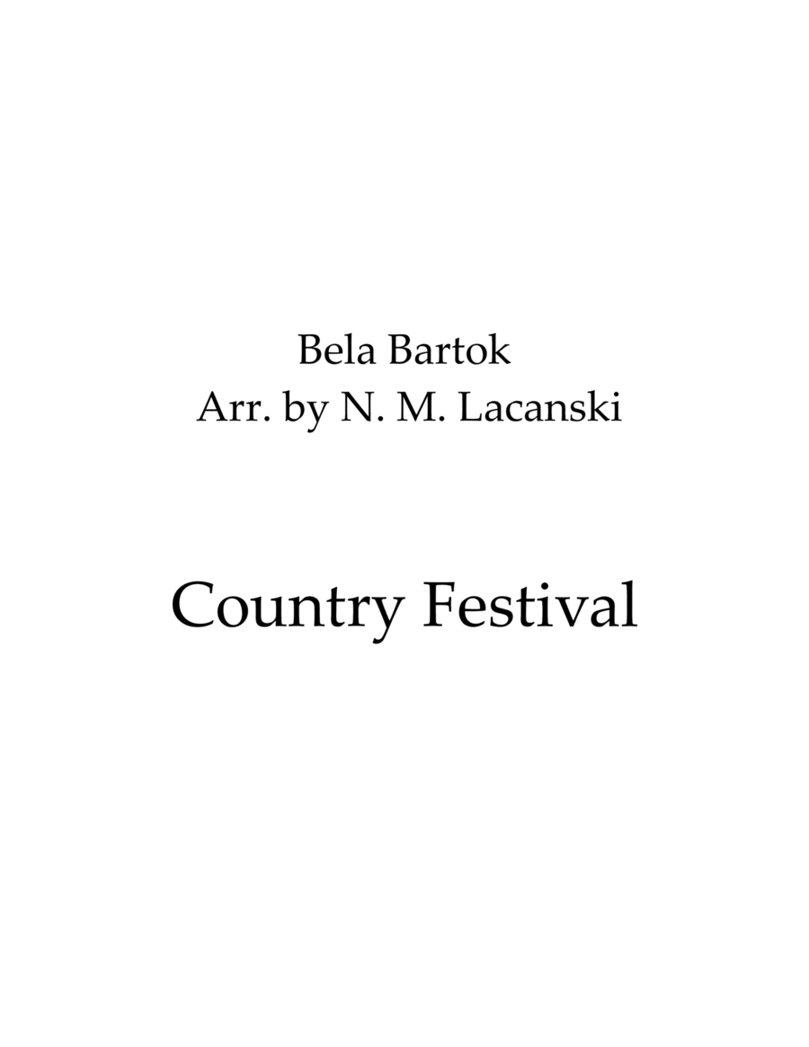 Country Festival Country Festival String Duet scores gallery preview page 1