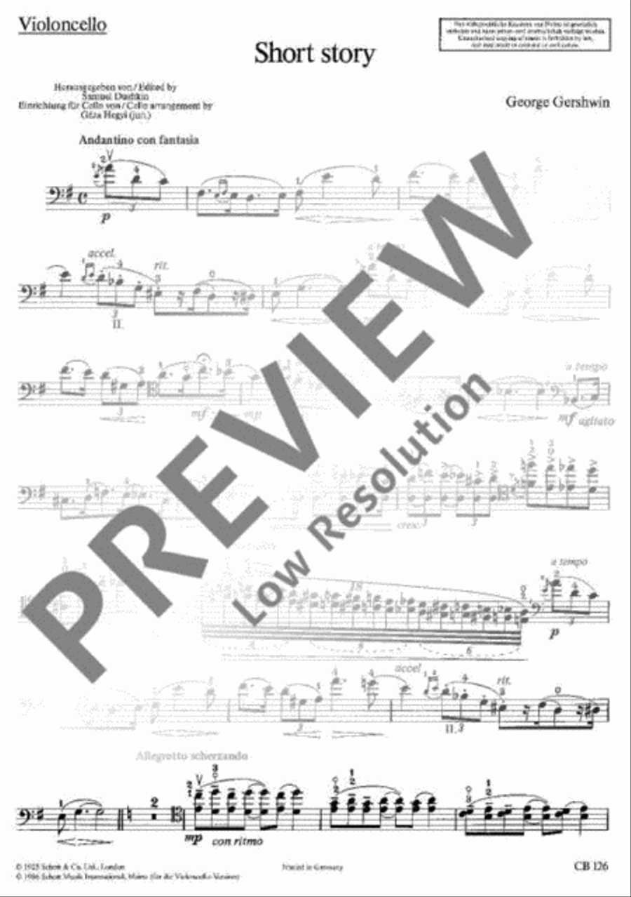 Short Story Piano Accompaniment scores gallery preview page 8