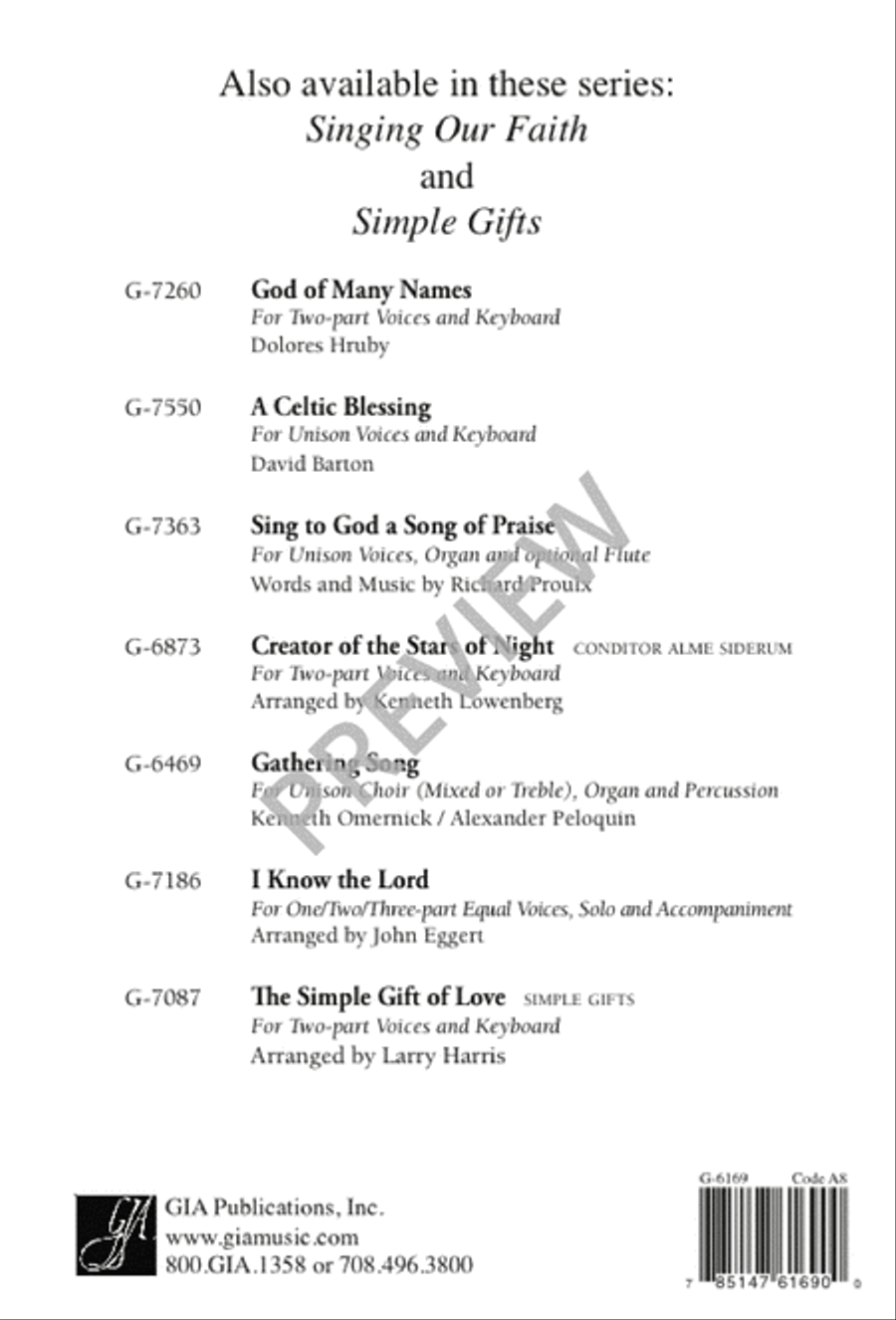 Ave Maria Ave Maria Unison Choir scores gallery preview page 6