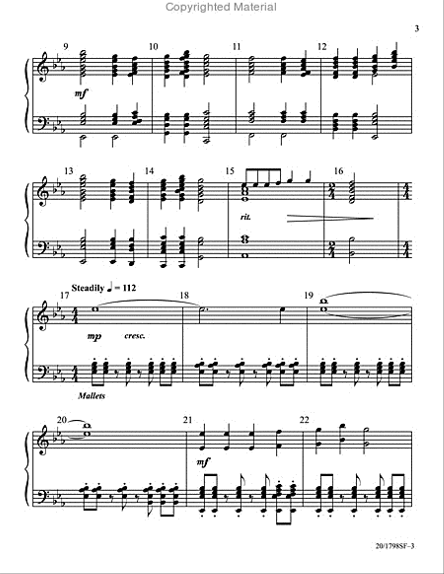 Nothing but the Blood of Jesus 5-Octaves scores gallery preview page 3