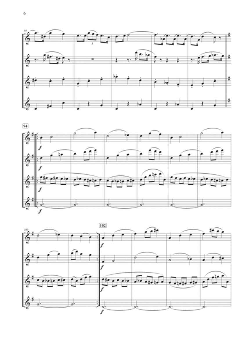 "Mazurka" from Swan Lake Suite for Flute Quartet image number null
