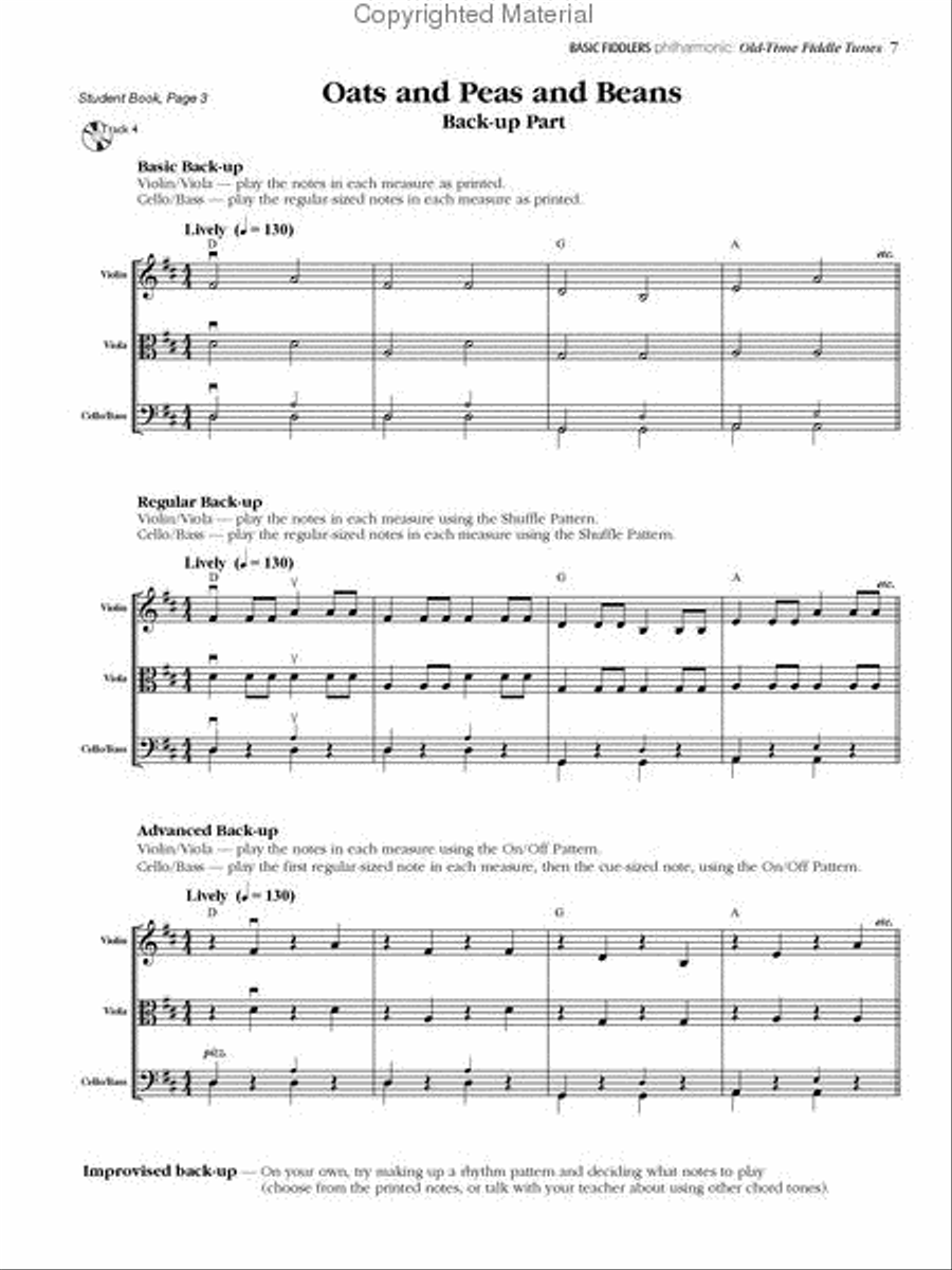 Basic Fiddlers Philharmonic Old-Time Fiddle Tunes String Orchestra scores gallery preview page 5