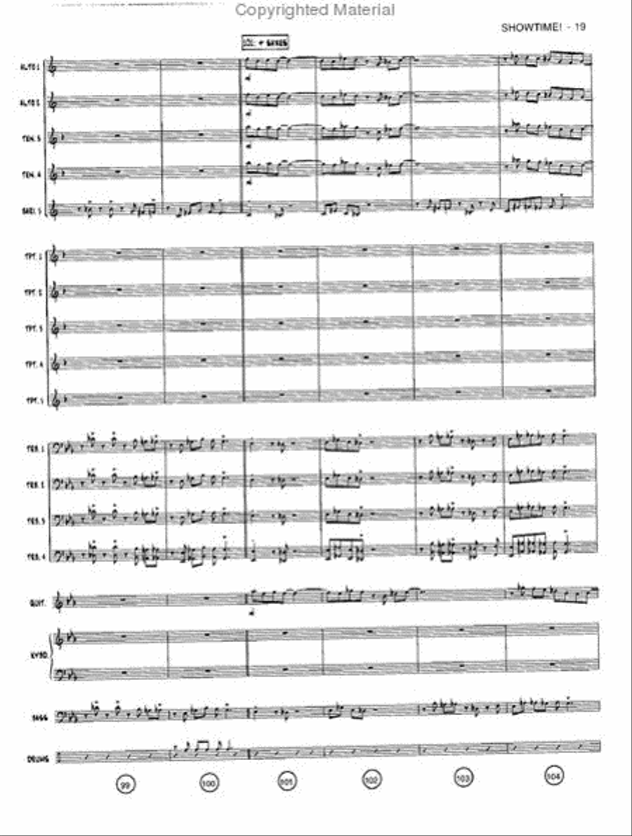 Showtime! Jazz Ensemble scores gallery preview page 18