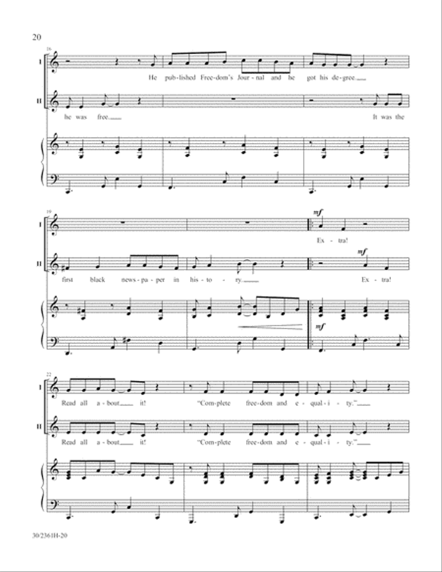 Ten Who Counted 2-Part scores gallery preview page 21