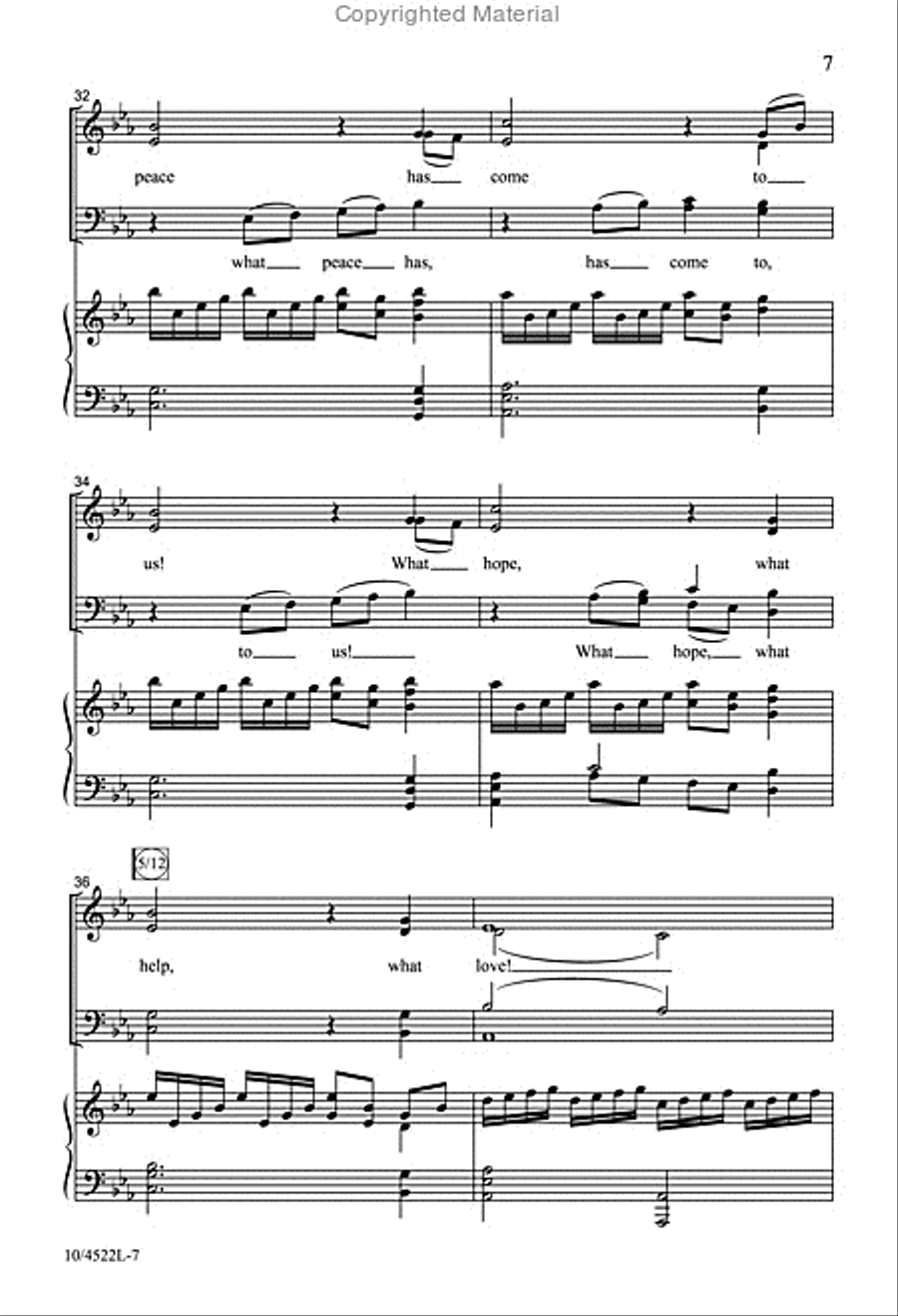When Love Came Down When Love Came Down 4-Part scores gallery preview page 7