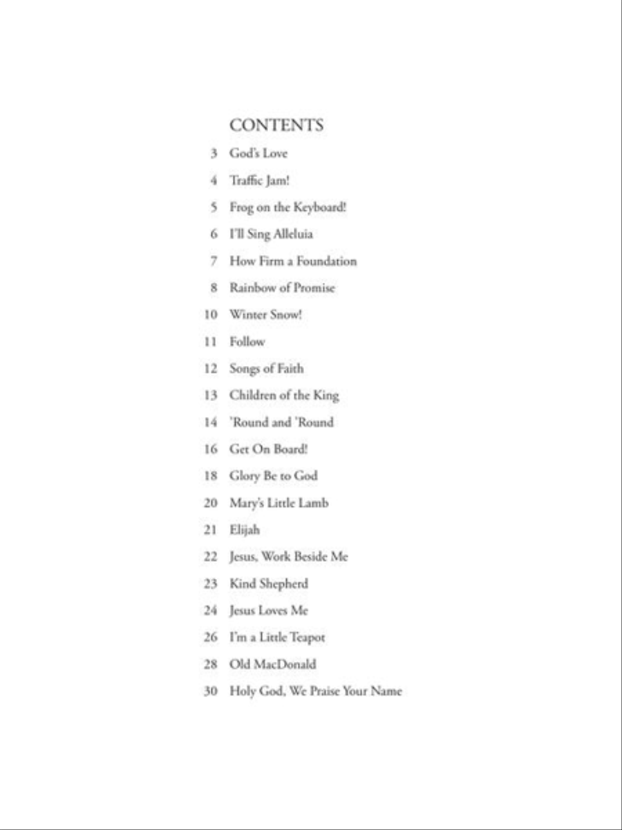 Keys for the Kingdom - Performance Book, Level A Piano Method scores gallery preview page 3
