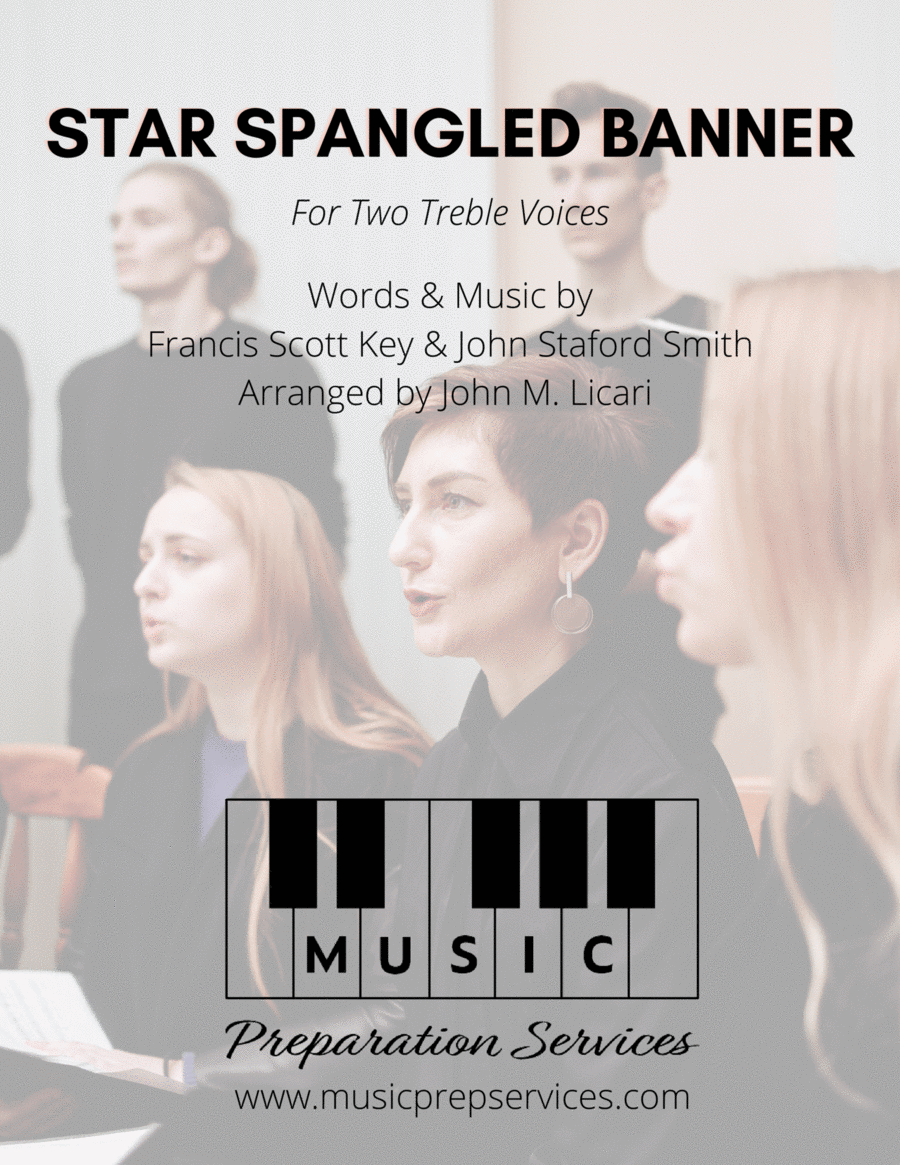 Star Spangled Banner (Two Treble Voices) Women's Choir scores gallery preview page 1