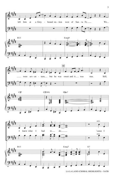 La La Land: Choral Highlights (arr. Mark Brymer)