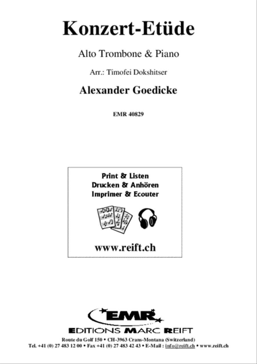 Konzert-Etude Piano Accompaniment scores gallery preview page 2
