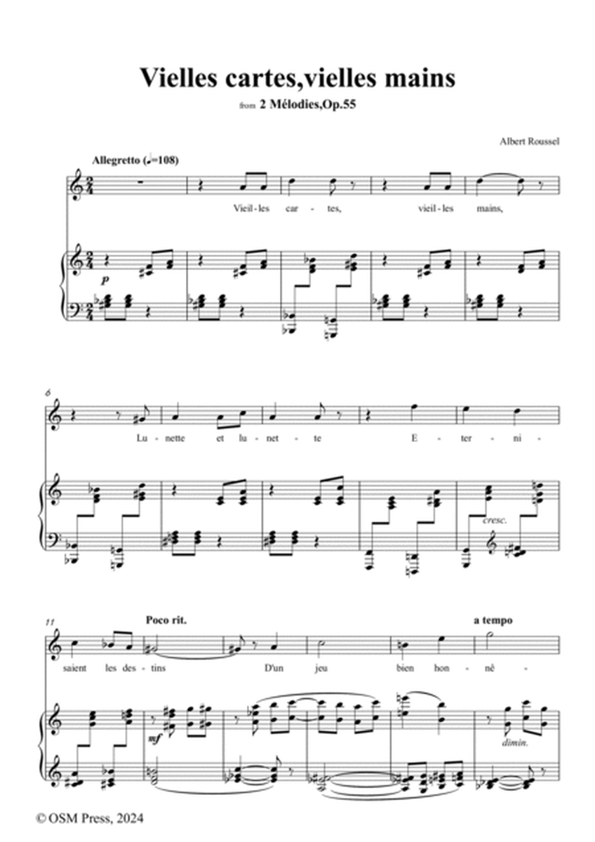 A. Roussel-Vielles cartes,vielles mains(1936),Op.55 No.1,in a minor
