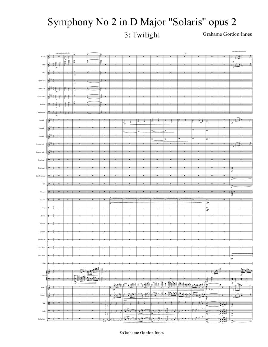Symphony No 2 in D Major 
