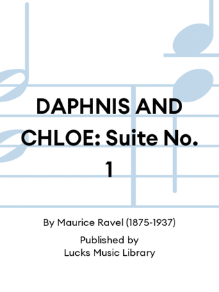 Book cover for DAPHNIS AND CHLOE: Suite No. 1