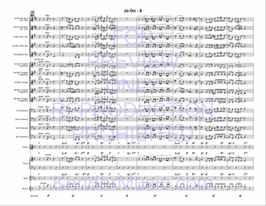Ja-Da Jazz Ensemble scores gallery preview page 9
