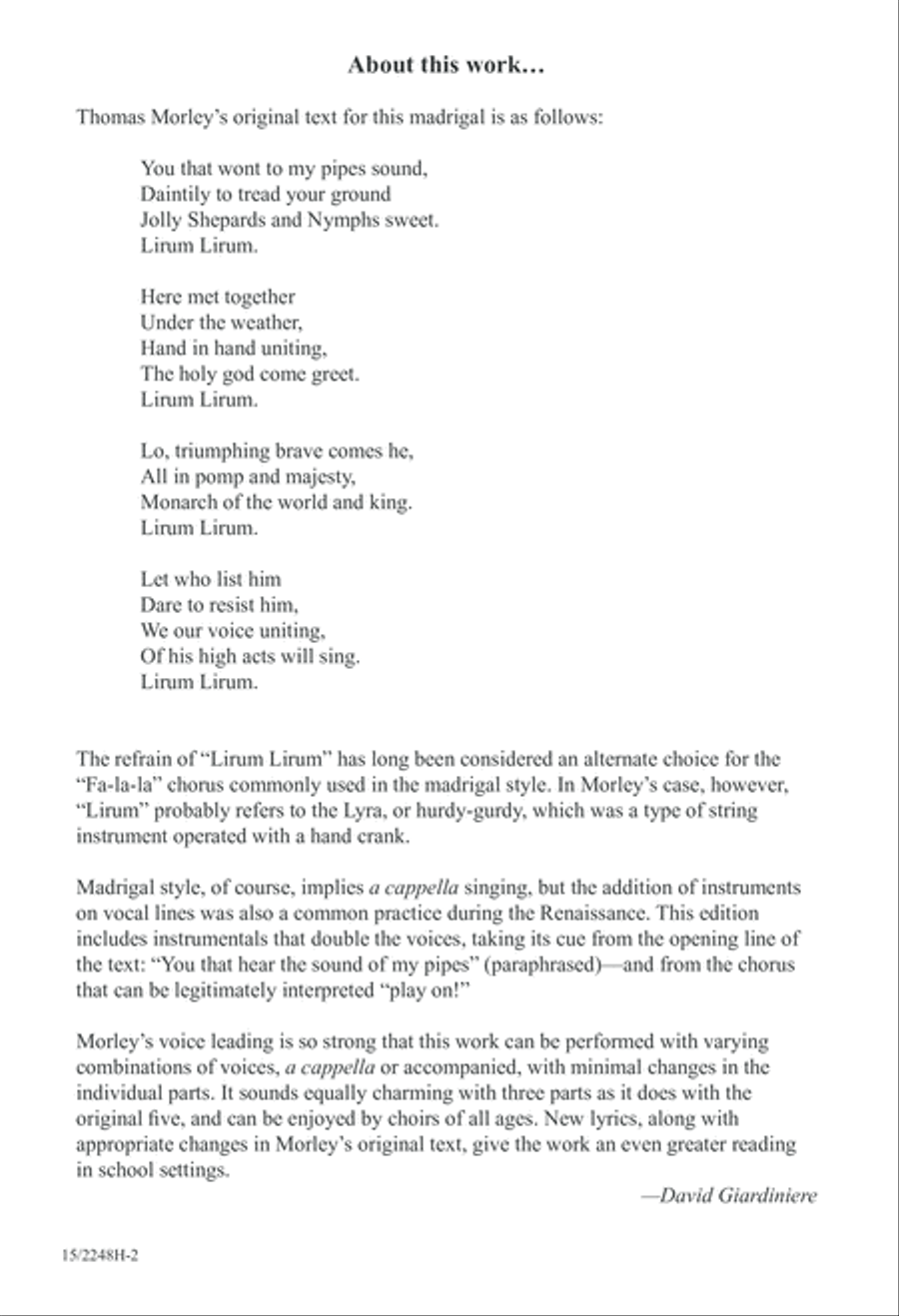 Lirum Lirum SSA scores gallery preview page 3