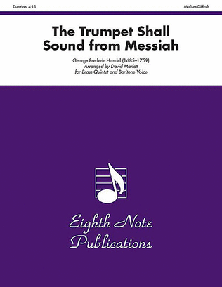 Book cover for The Trumpet Shall Sound (from Messiah)