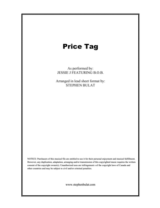Book cover for Price Tag