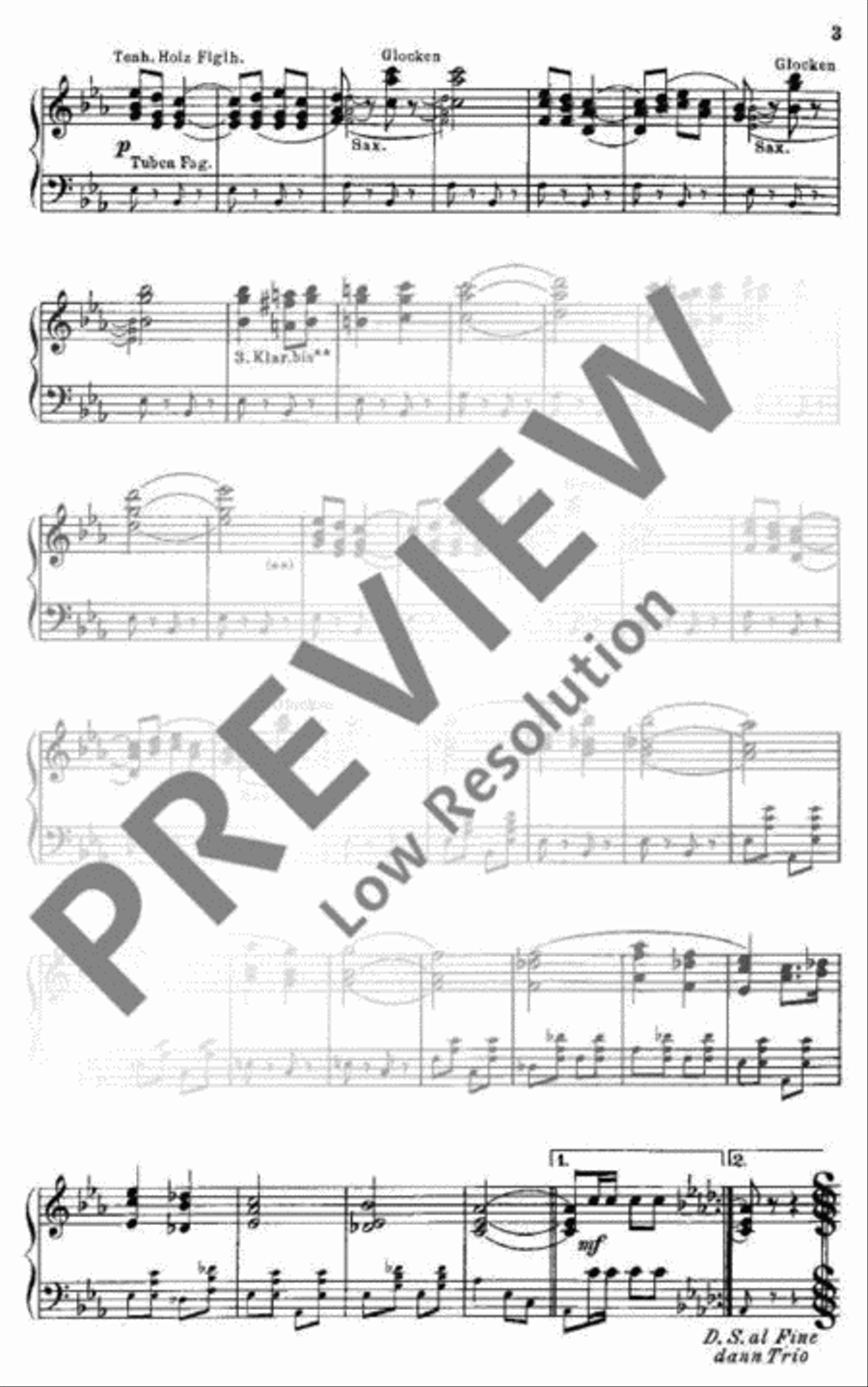 Parade of the Little Dwarfs Concert Band scores gallery preview page 5