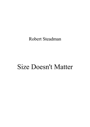 Book cover for Size Doesn't Matter: 6 Incredibly Short Pieces for Solo Piano