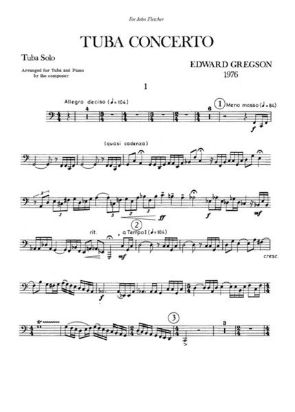 Tuba Concerto - E. Gregson