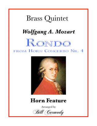 Book cover for Rondo from Mozart Horn Concerto 4 (Horn feature)