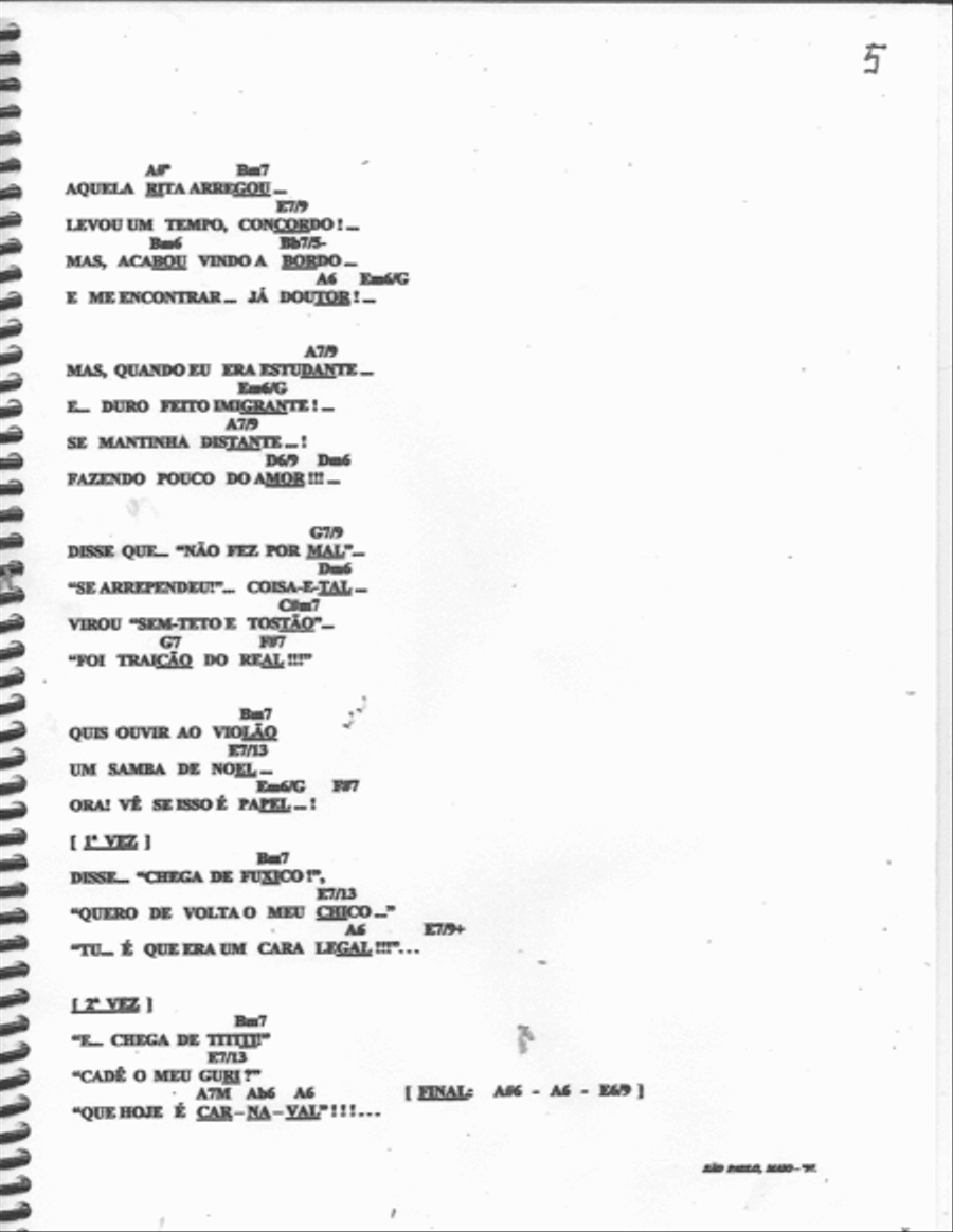 Aquela Tita - Part-2): It is the continuation of Aqula Rita Part-1 Small Ensemble scores gallery preview page 1