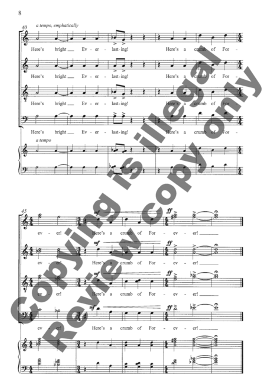 The Blue Estuaries: 2. I Saw Eternity Divisi scores gallery preview page 15