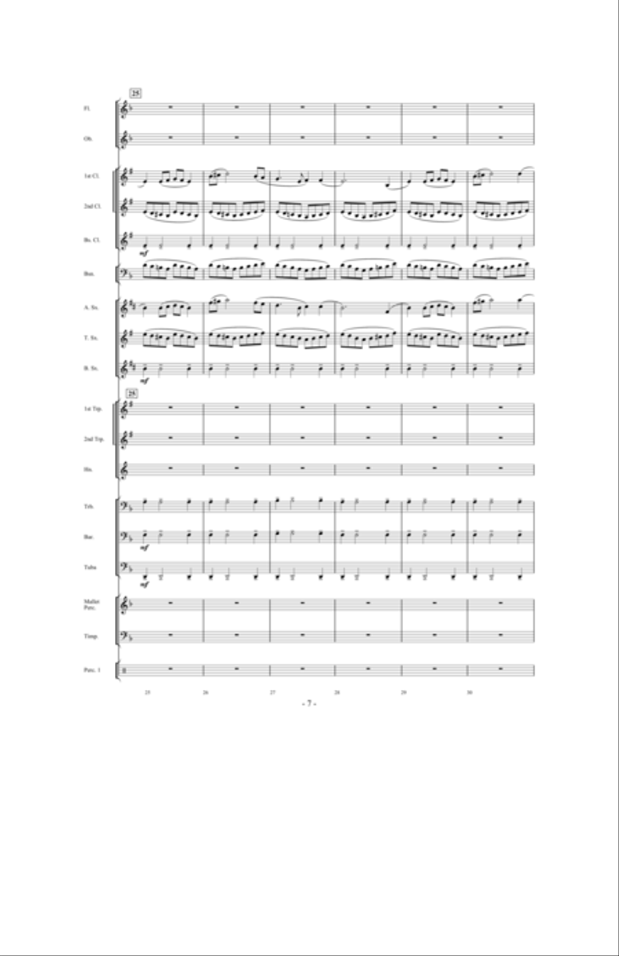 I'll Love My Love I'll Love My Love Concert Band scores gallery preview page 6