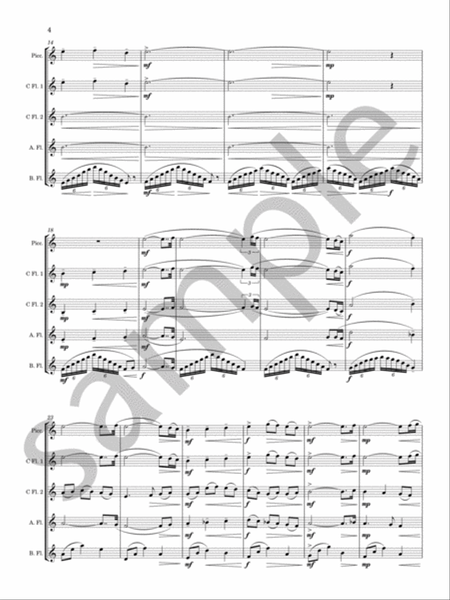 Across the C's Across the C's Chamber Music scores gallery preview page 5