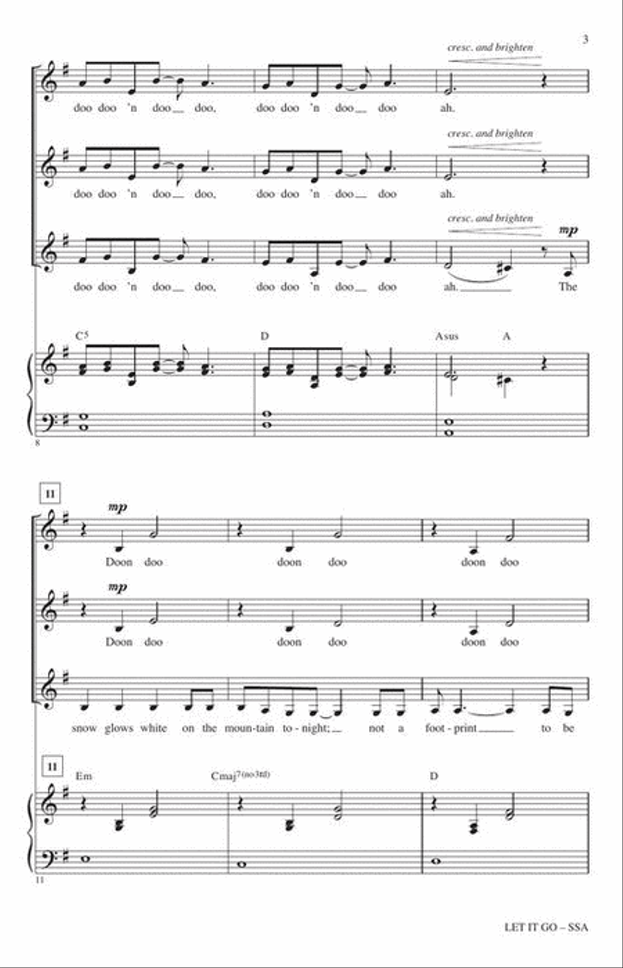 Let It Go Let It Go SSA scores gallery preview page 4