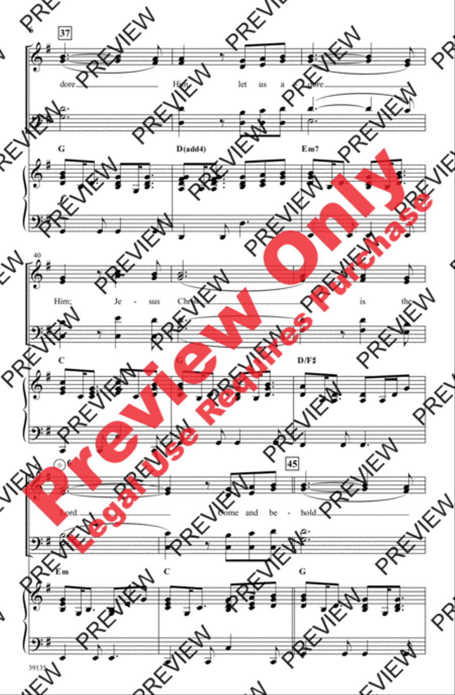 Let Us Adore Let Us Adore 4-Part scores gallery preview page 6