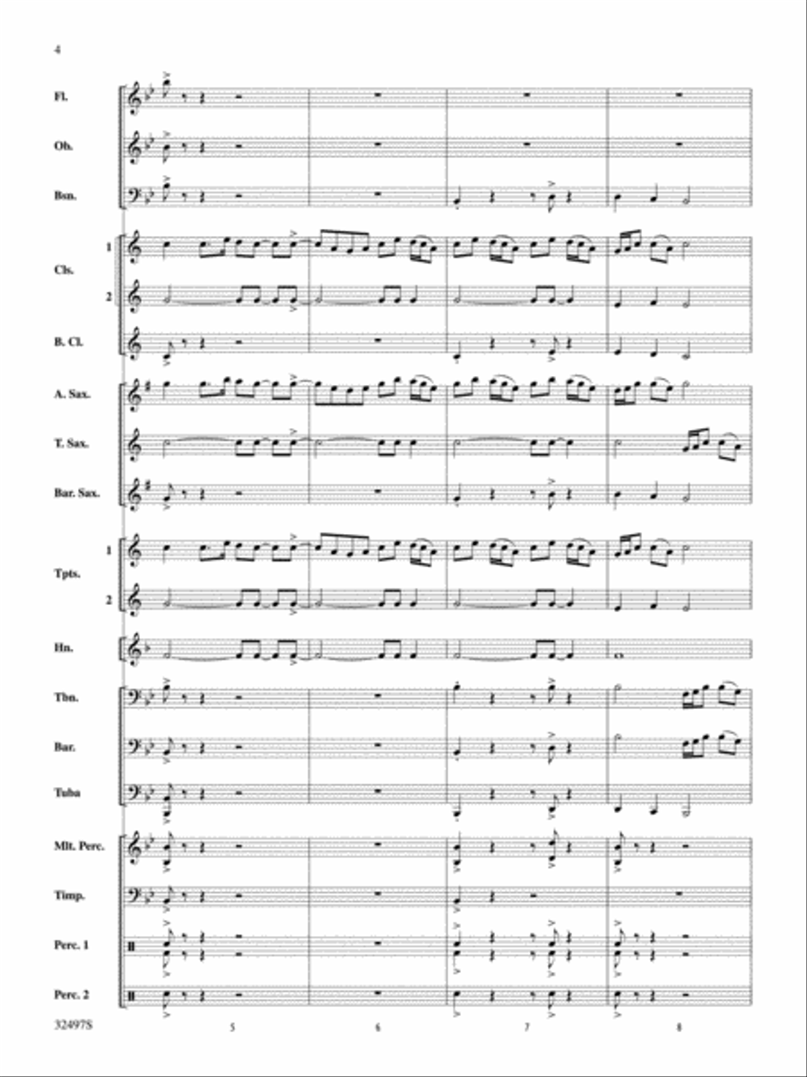 Broken Bow Concert Band scores gallery preview page 3