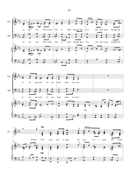 Eternal Plan - original SATB choir with piano accompaniment image number null