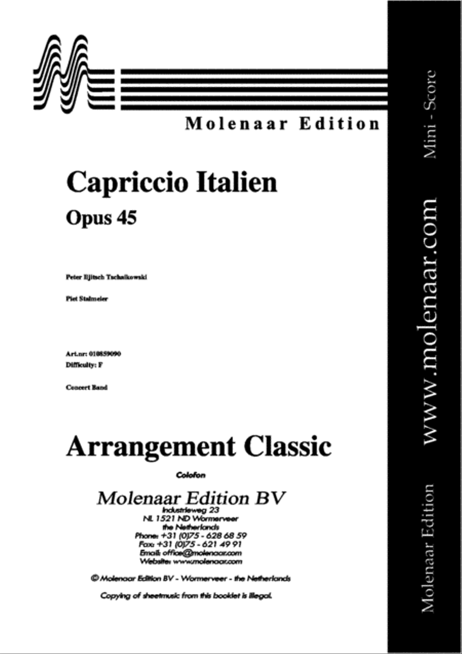 Capriccio Italien Capriccio Italien Concert Band scores gallery preview page 2
