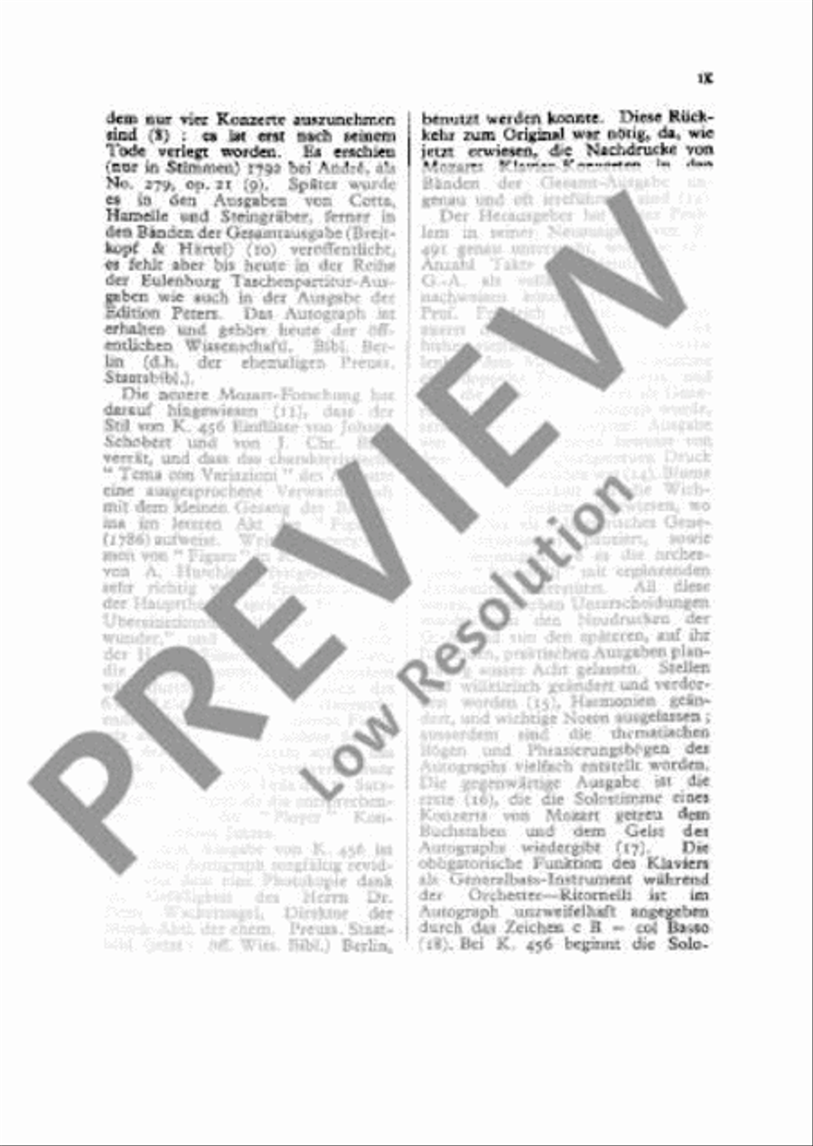 Concerto No. 18 Bb major Orchestra scores gallery preview page 10