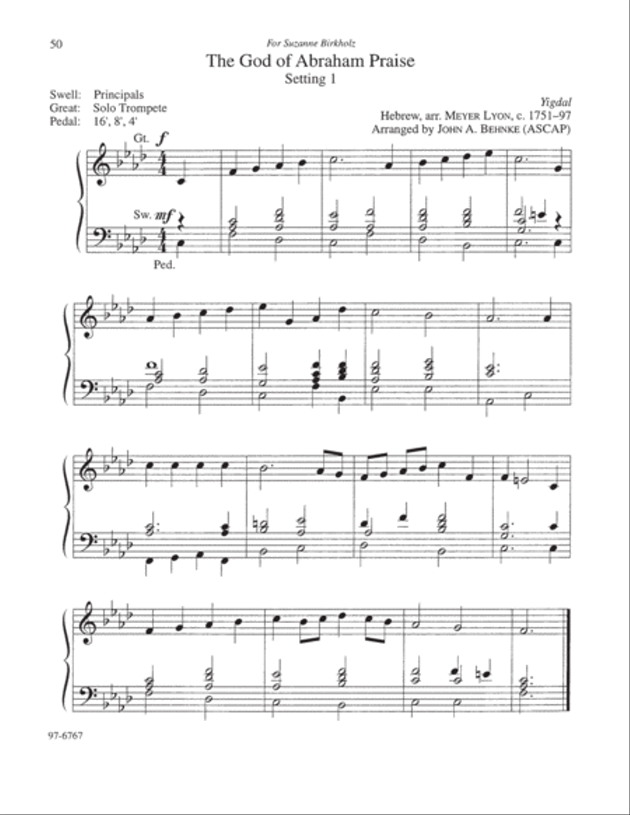 Creative Hymn Accompaniments for Organ, Vol. 1 Organ scores gallery preview page 6
