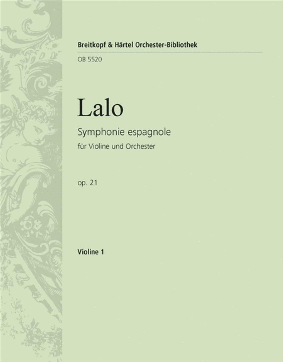 Symphonie espagnole Op. 21 Orchestra scores gallery preview page 1